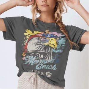 Spell & The Gypsy Mermaid Beach Biker Tee Sz. Small